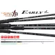 Yamaga Blanks Early+ 98H 2,93m 18-60gr Canna da Spinning 2 Pezzi