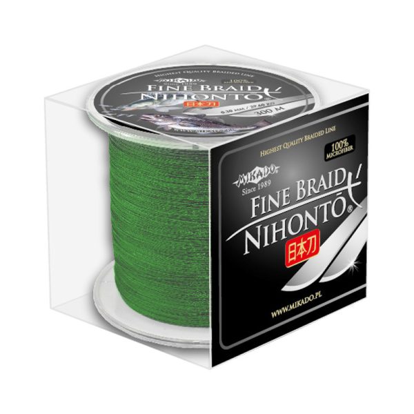 Mikado Nihonto Fine 0,4mm 300m Trecciato Principale Verde