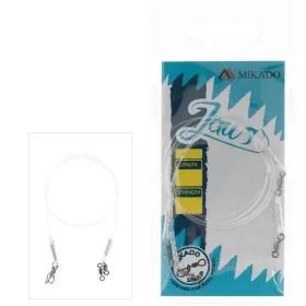   Mikado Jaws Fluorocarbon 45cm 15kg Terminale per predatori 2 pz