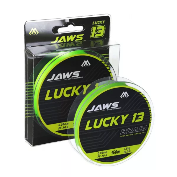 Mikado Jaws Lucky 13 0,14mm 150m Trecciato da pesca principale