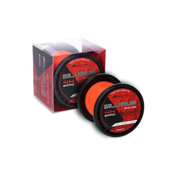Mikado Silurus Fluo Arancione 0,50mm 300m Trecciato
